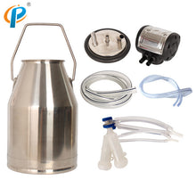 Load image into Gallery viewer, 25L Stainless Steel 201 Material Milking Bucket Group for Cow Milking Machine Parts

