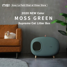 Load image into Gallery viewer, Cat Litter Box Semi-Closed Design with Scoops 23.7x18x15.2 in  Luxury Big Smart Cat Litter Bedpans Sand Toilet Training Cat Ki
