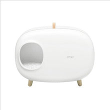 Load image into Gallery viewer, Cat Litter Box Semi-Closed Design with Scoops 23.7x18x15.2 in  Luxury Big Smart Cat Litter Bedpans Sand Toilet Training Cat Ki
