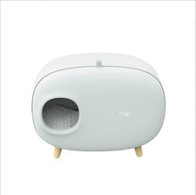 Load image into Gallery viewer, Cat Litter Box Semi-Closed Design with Scoops 23.7x18x15.2 in  Luxury Big Smart Cat Litter Bedpans Sand Toilet Training Cat Ki
